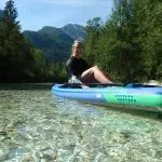 Relax on a stand up paddle in Bohinj